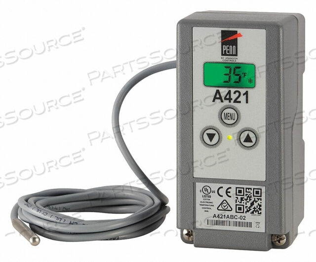 OEM#: A421ABC-02CELECTRONIC TEMPERATURE CONTROL SPDT by Johnson Controls