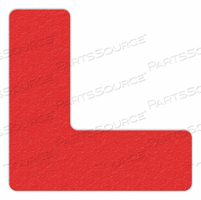 OEM#: LM110RFLOOR MARKING TAPE, RED, L SHAPE, 25/PKG. by Incom Manufacturing