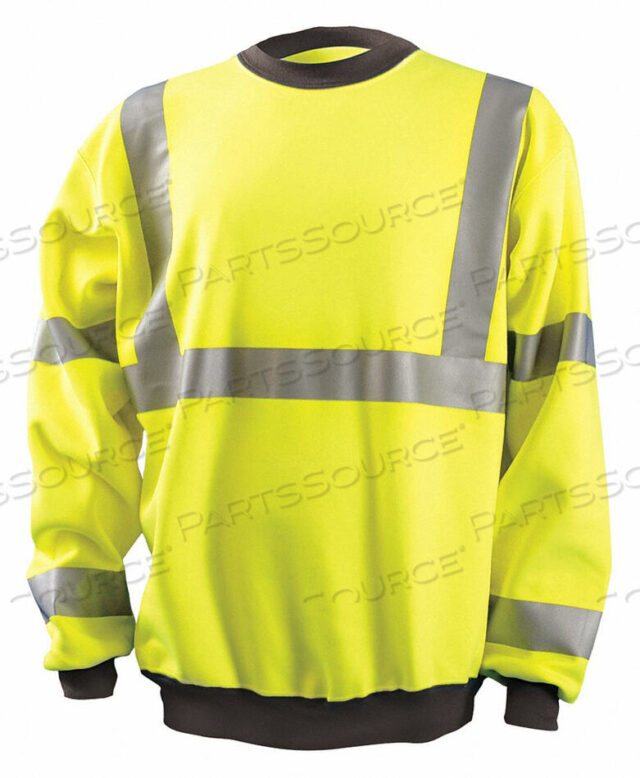 OEM#: LUX-CSWT-YMCREW SWEATSHIRT HI-VIS YELLOW MEDIUM by Occunomix
