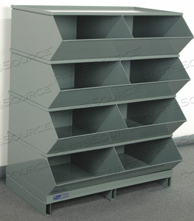 OEM#: 3-58SSPBSECTIONAL BIN UNIT 8 GRAY 46 IN H by Stackbin Corporation