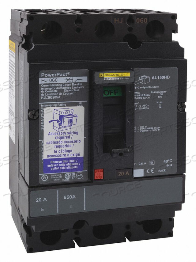 MOLDED CASE CIRCUIT BREAKER 600V 25A