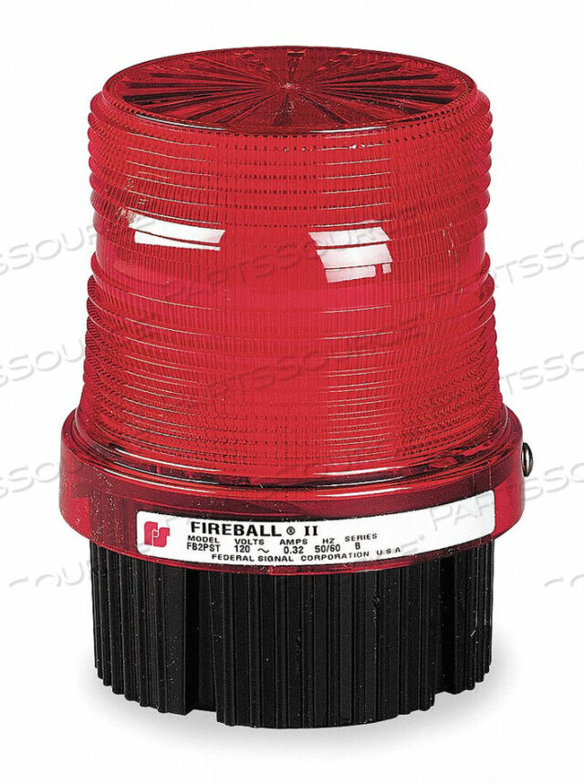 OEM#: FB2PST-120RSTROBE, 120VAC, PIPE/SURFACE MOUNT, RED by Federal Signal