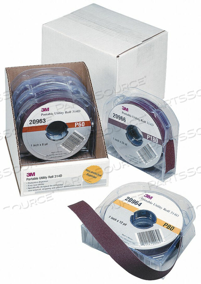 OEM#: 700011864151141-20968 3M PORTABLE UTILITY CLOTH ROLL KIT,SERIES/314D,1,GRIT P60X,P80J,P120J,P180J,P240J by 3M Consumer