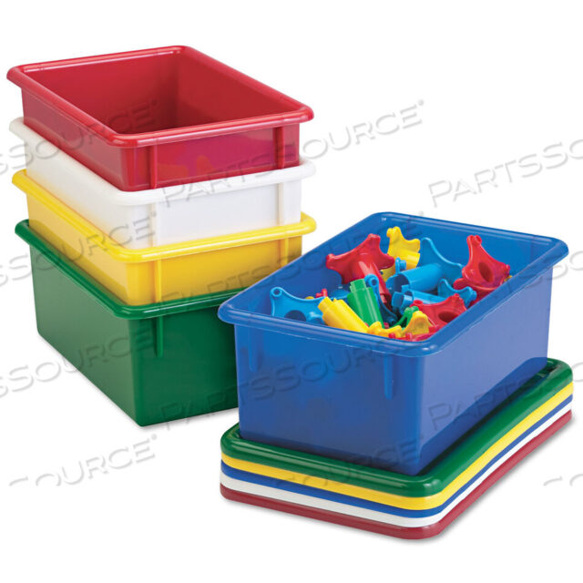 OEM#: 8006JC8006 CUBBIE TOTE TRAY, 13-1/2L X 8-5/8W X 5-1/4H, GREEN by Jonti-Craft Inc