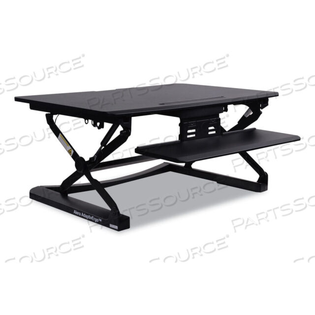 OEM#: AEWR2BADAPTIVERGO TWO-TIER SIT-STAND LIFTING WORKSTATION, 35.12 X 31.1 X 5.91 TO 19.69, BLACK by Alera