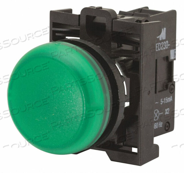 OEM#: M22-L-G-GLIGHT, INDICATOR, INCANDESCENT, 22.5MM, GREEN by Eaton