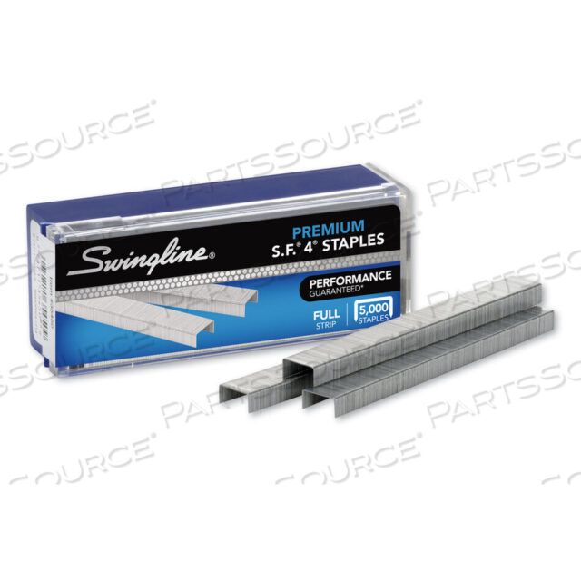 OEM#: 35450S.F. 4 PREMIUM STAPLES, 0.25 LEG, 0.5 CROWN, STEEL, 5,000/BOX by Swingline GBC