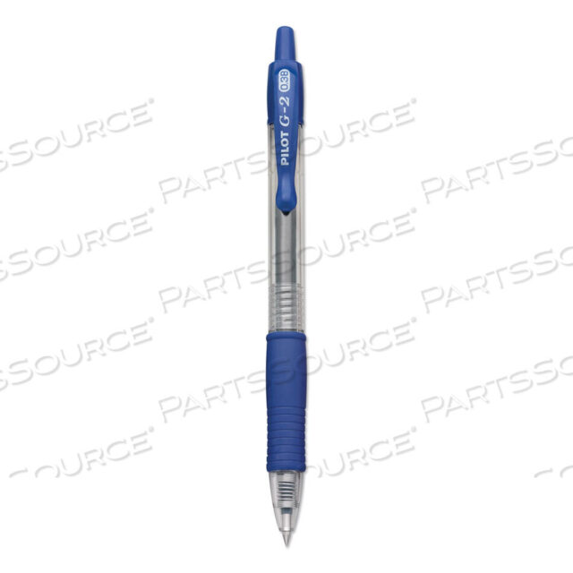 OEM#: 31278G2 PREMIUM GEL PEN CONVENIENCE PACK, RETRACTABLE, EXTRA-FINE 0.38 MM, BLUE INK, CLEAR/BLUE BARREL, DOZEN by Pilot