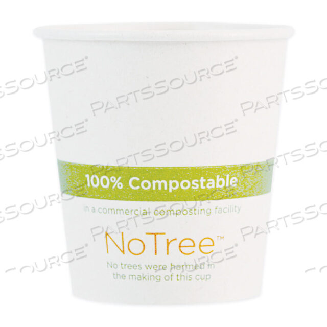 OEM#: CUSU4NOTREE PAPER HOT CUPS, 4 OZ, NATURAL, 1,000/CARTON by World Centric
