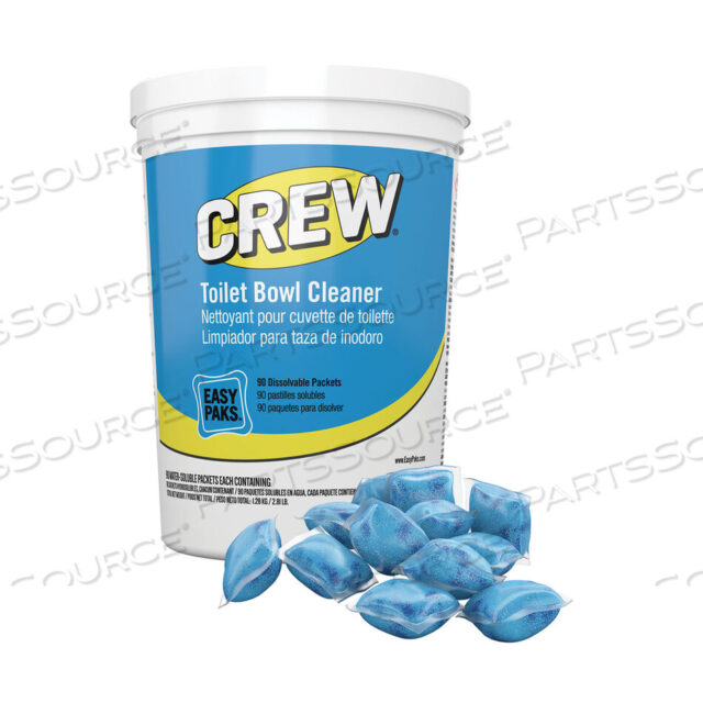 OEM#: CBD540731CREW EASY PAKS TOILET BOWL CLEANER, FRESH FLORAL SCENT, 0.5 OZ PACKET, 90 PACKETS/TUB by Diversey