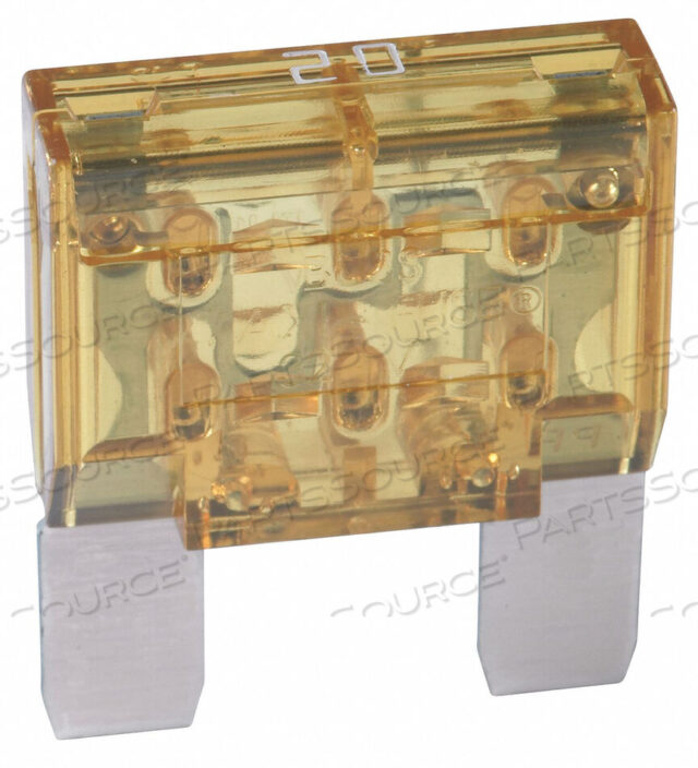 OEM#: MAX-20FUSE, MINIATURE AUTO BLADE, FAST ACTING, 20A by Cooper Bussmann