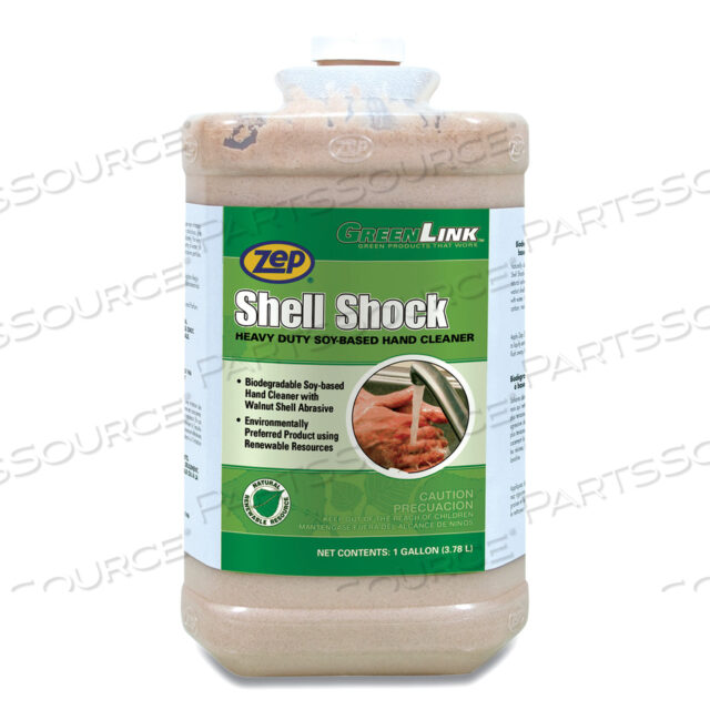 OEM#: 318524SHELL SHOCK HEAVY DUTY SOY-BASED HAND CLEANER, CINNAMON, 1 GAL BOTTLE by Zep