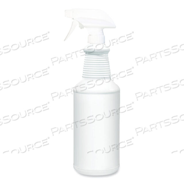 OEM#: D05357WATER ONLY SPRAY BOTTLE, 32 OZ, WHITE, 12/CARTON by Diversey