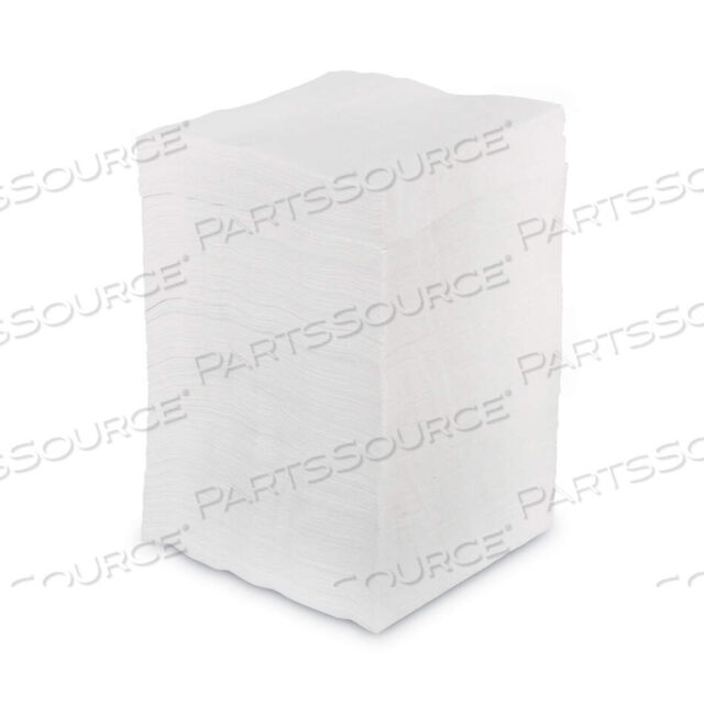 OEM#: BWK 83101/4-FOLD LUNCH NAPKINS, 1-PLY, 12 X 12, WHITE, 6000/CARTON by Boardwalk
