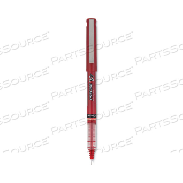 OEM#: 35352PRECISE V7 ROLLER BALL PEN, STICK, FINE 0.7 MM, RED INK, RED BARREL, DOZEN by Pilot
