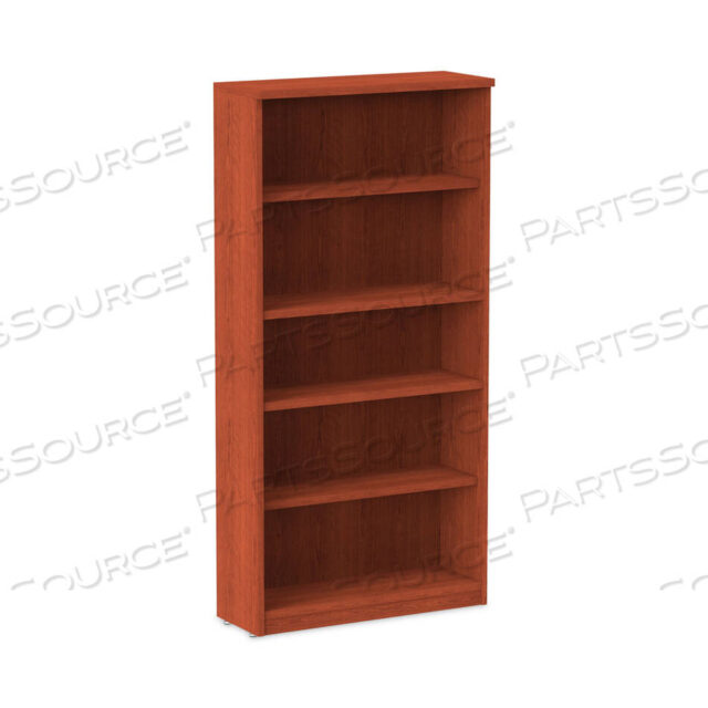 OEM#: ALEVA636632MCALERA VALENCIA SERIES BOOKCASE, FIVE-SHELF, 31.75W X 14D X 64.75H, MEDIUM CHERRY by Alera