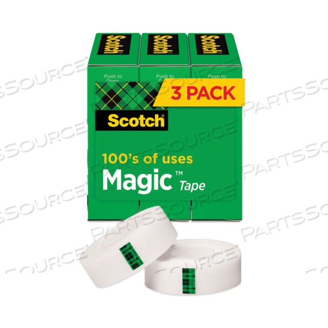 OEM#: 810K3MAGIC TAPE REFILL, 1 CORE, 0.75 X 83.33 FT, CLEAR, 3/PACK by 3M Consumer