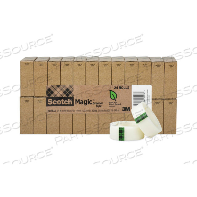 OEM#: 81224PMAGIC GREENER TAPE, 1 CORE, 0.75 X 75 FT, CLEAR, 24/PACK by 3M Consumer