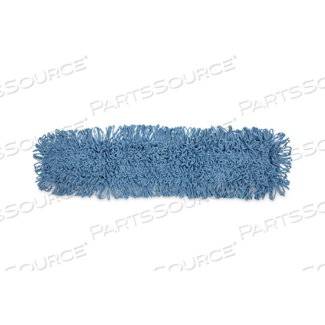 OEM#: BWK1136DUST MOP HEAD, COTTON/SYNTHETIC BLEND, 36 X 5, LOOPED-END, BLUE by Boardwalk