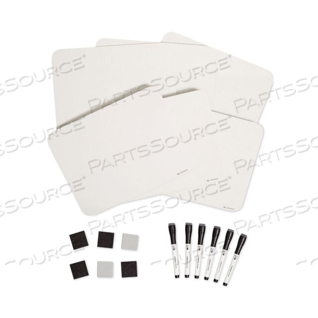 OEM#: 3135U00-01SINGLE-SIDED DRY ERASE LAP BOARD, 12 X 9, WHITE SURFACE, 6/PACK by U Brands