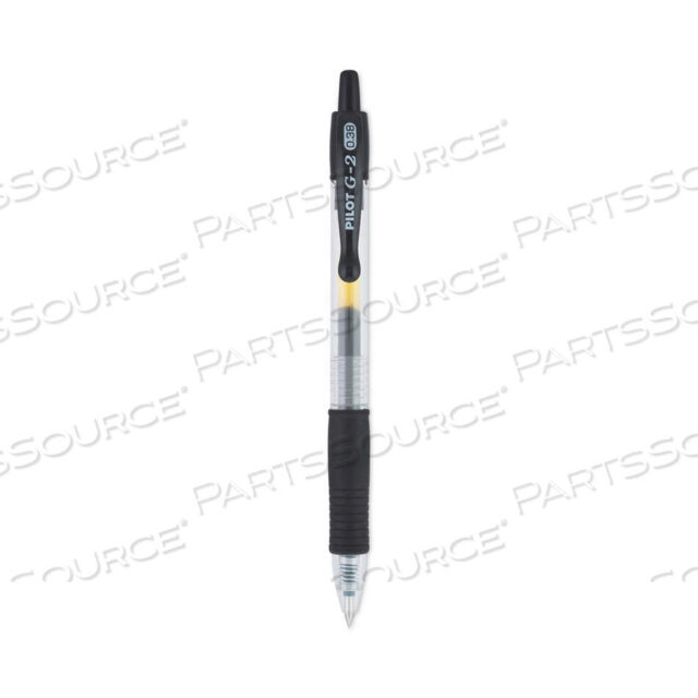 OEM#: 31277G2 PREMIUM GEL PEN CONVENIENCE PACK, RETRACTABLE, EXTRA-FINE 0.38 MM, BLACK INK, CLEAR/BLACK BARREL, DOZEN by Pilot