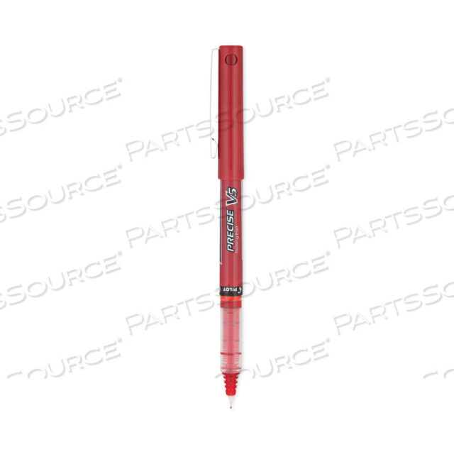 OEM#: 35336PRECISE V5 ROLLER BALL PEN, STICK, EXTRA-FINE 0.5 MM, RED INK, RED BARREL, DOZEN by Pilot