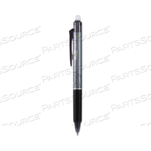 OEM#: 32520FRIXION CLICKER ERASABLE GEL PEN, RETRACTABLE, EXTRA-FINE 0.5 MM, BLACK INK, BLACK BARREL, DOZEN by Pilot