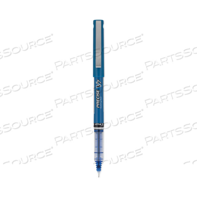 OEM#: 35349PRECISE V7 ROLLER BALL PEN, STICK, FINE 0.7 MM, BLUE INK, BLUE BARREL, DOZEN by Pilot