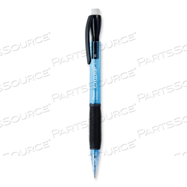OEM#: AL17CSW-USCHAMP MECHANICAL PENCIL, 0.7 MM, HB (#2.5), BLACK LEAD, BLUE BARREL, 24/PACK by Pentel of America