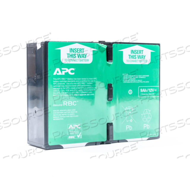 Replaces APC / American Power Conversion APCRBC124BATTERY UPS, SEALED LEAD ACID, 12V, 7.5 AH, FASTON (F2)