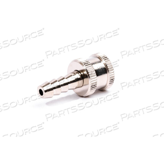 Replaces GE Medical Systems Information Technology (GEMSIT) 300619CONNECTOR 1/8 IN HOSE BARB, METAL, FEMALE, SCREW TYPE ATLAS