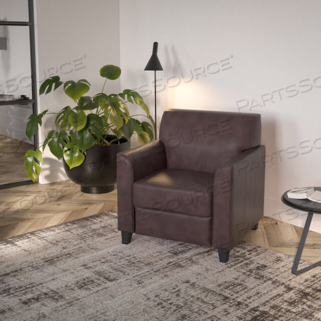 OEM#: BT-827-1-BN-GGHERCULES DIPLOMAT SERIES BROWN LEATHERSOFT CHAIR by Flash Furniture