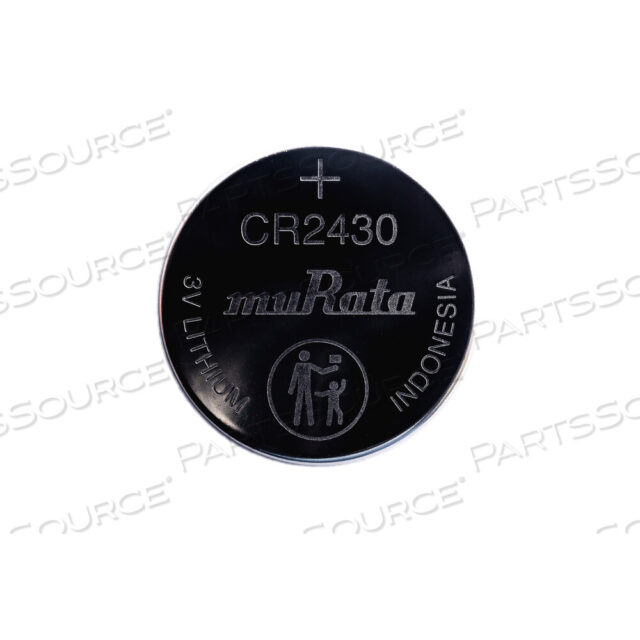 Replaces R&D Batteries, Inc. CR2430BATTERY, COIN CELL, 2430, LITHIUM, 3V, 285 MAH