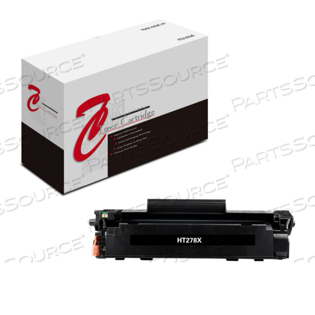 Replaces HP (Hewlett-Packard) CE278A JUMBOTONER CARTRIDGE, REPLACEMENT FOR HP LASERJET PRO M1530, HP LASERJET PRO M1536, HP LASERJET PRO M1536DNF, HP LASERJET PRO P1560, HP LASERJET PRO P