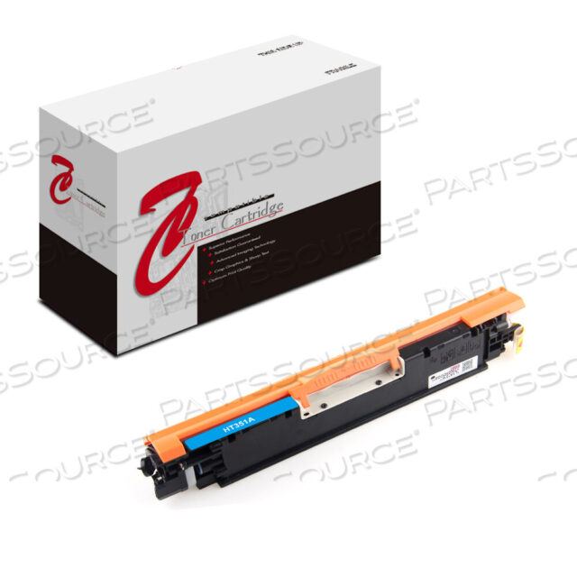 Replaces HP (Hewlett-Packard) CF351ATONER CARTRIDGE, REPLACEMENT FOR HP 130A LASERJET PRO COLOR MFP M176, M177 CYAN (1,000 YIELD)