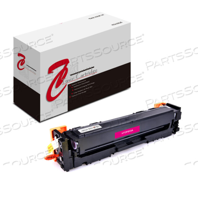 Replaces HP (Hewlett-Packard) CF513ATONER CARTRIDGE, REPLACEMENT FOR HP 204A COLOR LASERJET PRO MFP M180 MAGENTA (900 YIELD)