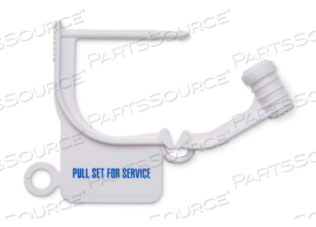 LOCKING TAGS, WHITE, PULL SET FOR SERVICE