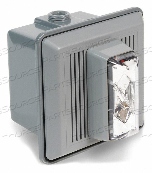 OEM#: 868STRC-N5SURFACE MOUNT HORN STROBE FOR OUTDOOR USE 120V AC CLEAR by Edwards Signaling