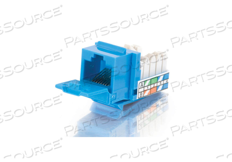 OEM#: 35206CAT5E 90 KEYSTONE JACK BLUE by Legrand AV (C2G)