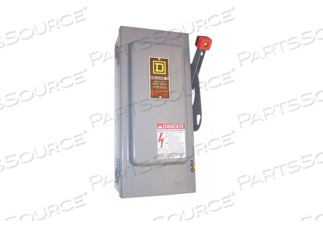 SAFETY SWITCH 600VAC/DC 3PST 30A