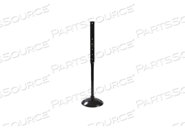 OEM#: 86345MOVABLE SIGN POST W/BASE, 4H, 17DIA., BLACK by Brady Americas
