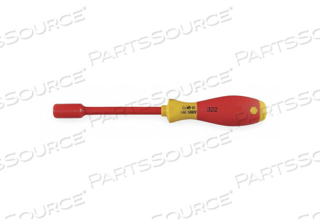 OEM#: 32227INSULATED SOFTFINISH NUT DRIVER 10.0MM by Wiha Tools