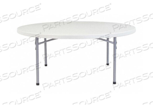 OEM#: BT-71R71 ROUND FOLDING PLASTIC TABLE, GRAY by National Public Seating