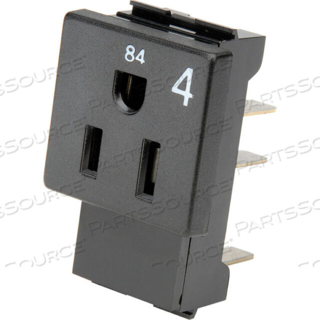 OEM#: 84 S4-BL-175 4INTERION CIRCUIT 4 RECEPTACLE - (PACKAGE OF 4) by Electri-Cable Assemblies