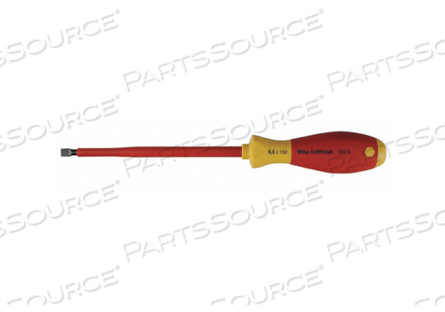 OEM#: 32010INSULATED SOFTFINISH SLOTTED SCREWDRIVER 2.5MM X 75MM by Wiha Tools