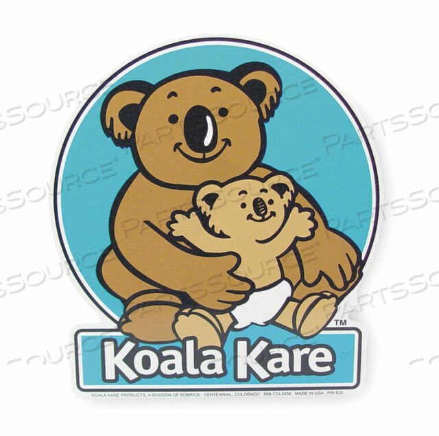 Replaces Koala Kare Products 825LABEL DOOR 10X11 KOALA
