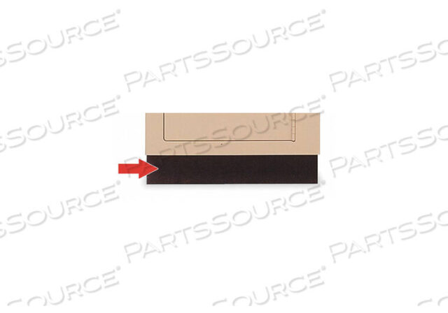 OEM#: B034518-205LOCKER BASE KIT FOR 3 LOCKERS 45X18 - BLACK by Bradley Corporation