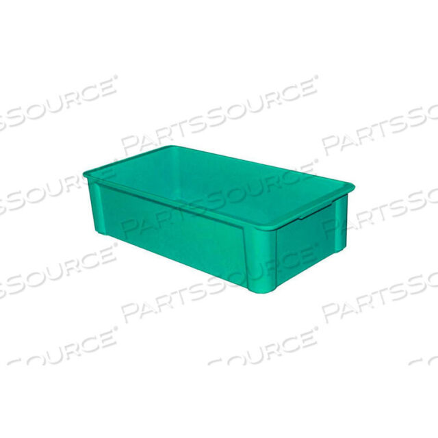 OEM#: 8083085113TOTELINE STACKING TOTE 808308 - 22-3/8L X 12W X 6H, GREEN by Molded Fiberglass