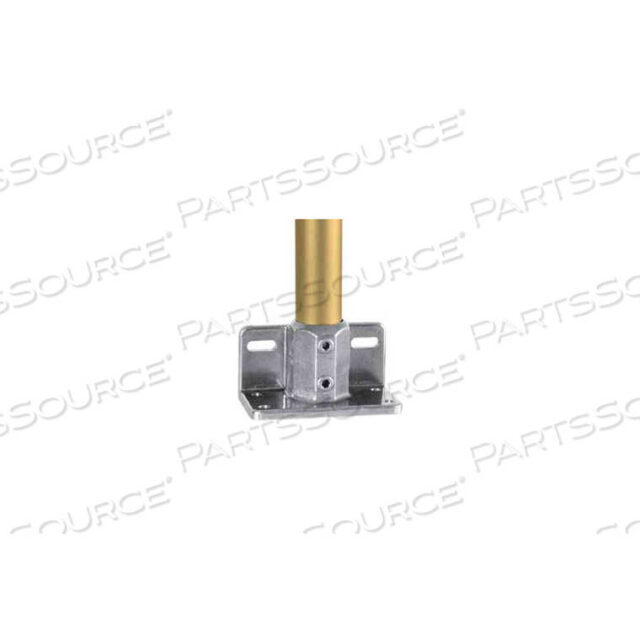 OEM#: L69- 7ALUMINUM RAILING FLANGE WITH TOE BOARD ADAPTER, 1-1/4 DIA. by Kee