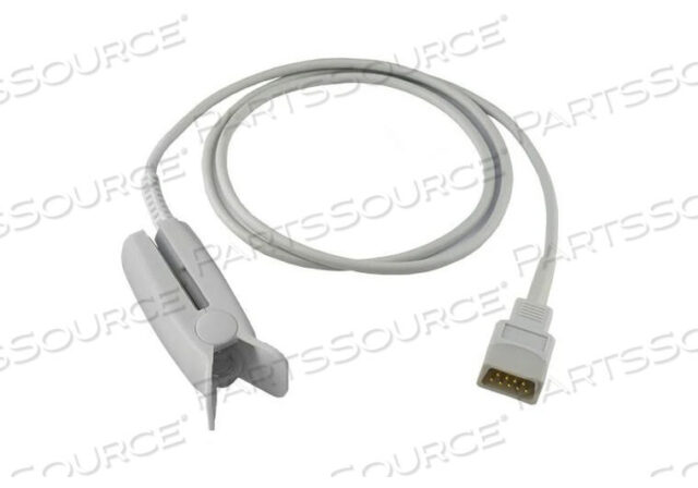 Replaces Smiths Medical 3044REUSABLE SPO2 SENSOR, 4 MM, TPU JACKET, GRAY, ADULT, MEETS ISO 80601-2-61, IEC 60601-1-2, ISO 10993-1, ISO 10993-5, ISO 10993-5, ISO 10993-10